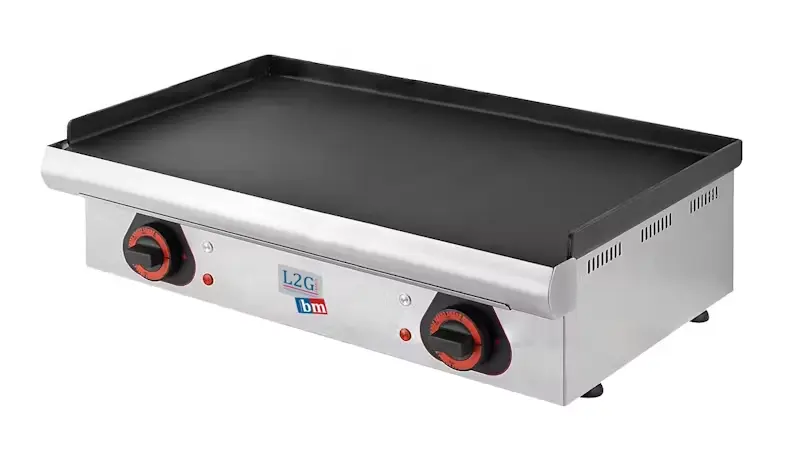 PLANCHA ELECTRIQUE PLAQUE ACIER ALIMENTAIRE LISSE EP. 6MM