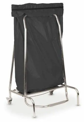 POUBELLE A PINCES INOX  H750MM